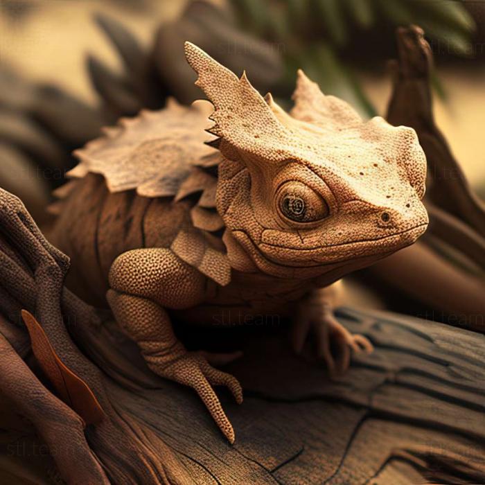 3D model Brookesia superciliaris (STL)